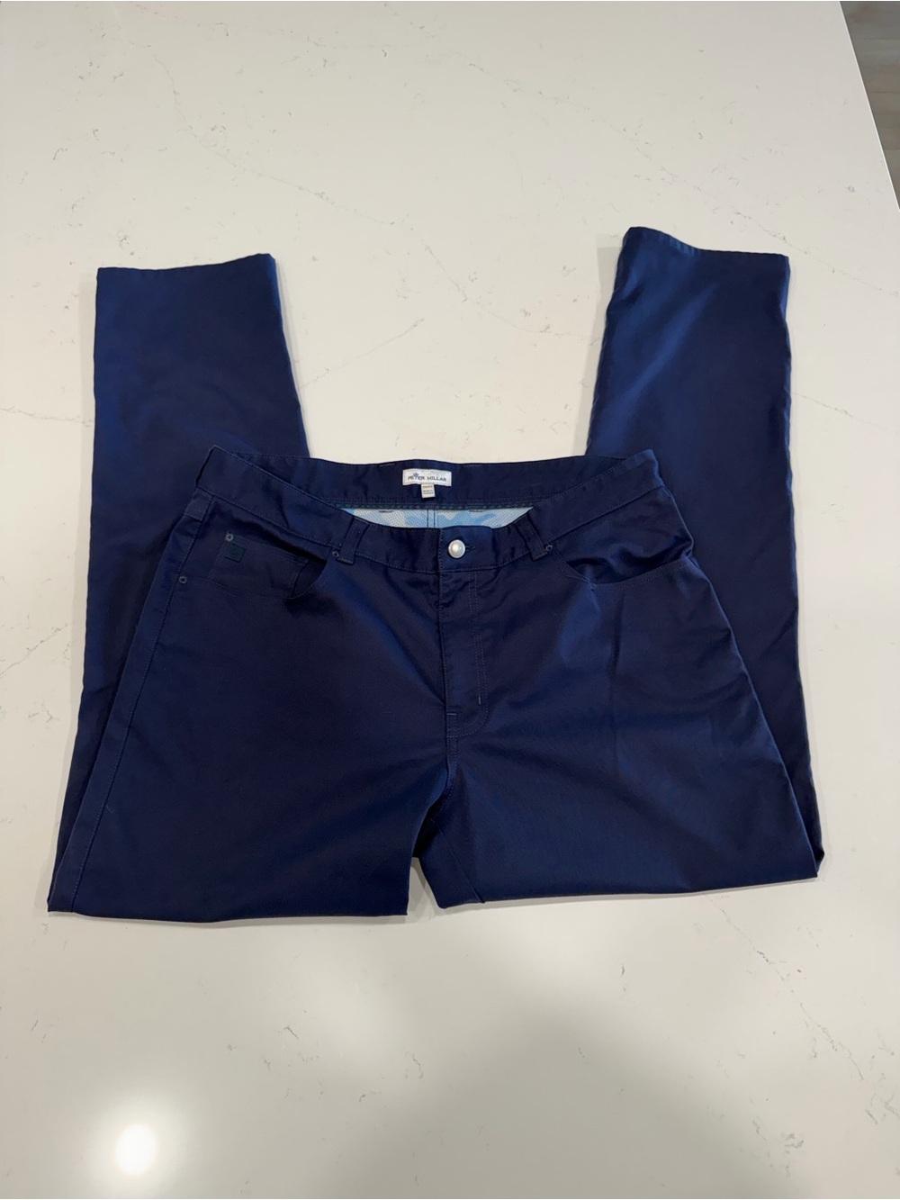 Peter Millar Men’s Navy eb66 Performance Five Pocket Pants - 36x32